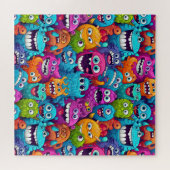 Cartoon Monsters Puzzel (Horizontaal)