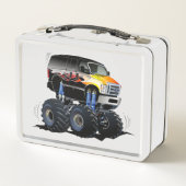 Cartoon monstertruck (Achterkant)