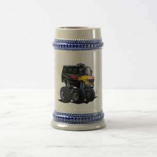 Cartoon monstertruck bierpul