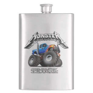 Cartoon monstertruck flacon