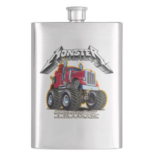 Cartoon monstertruck flacon