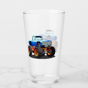 Cartoon monstertruck glas