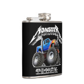 Cartoon monstertruck heupfles (Rechts)