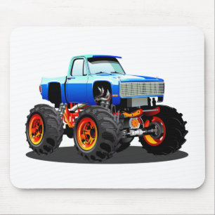 Cartoon monstertruck muismat