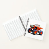 Cartoon monstertruck notitieboek (Binnen)