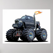 Cartoon monstertruck poster (Voorkant)