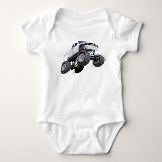 Cartoon monstertruck romper (Voorkant)