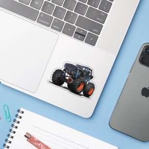 Cartoon monstertruck sticker