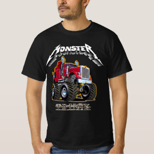 Cartoon monstertruck t-shirt