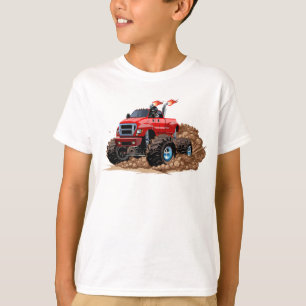 Cartoon monstertruck t-shirt