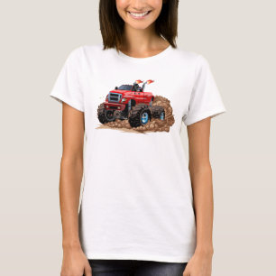 Cartoon monstertruck t-shirt