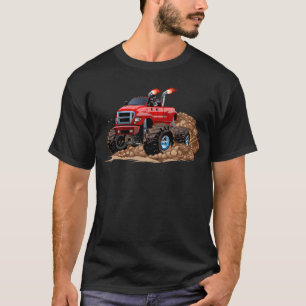 Cartoon monstertruck t-shirt