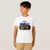 Cartoon monstertruck t-shirt (Voorkant volledig)