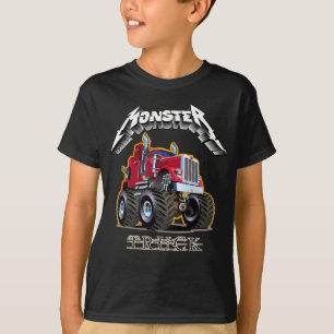 Cartoon monstertruck t-shirt