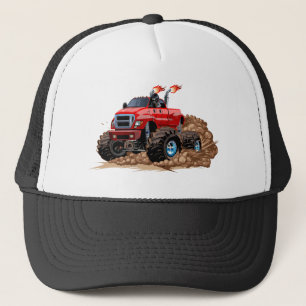 Cartoon monstertruck trucker pet