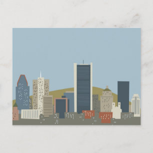 Cartoon Montreal Briefkaart