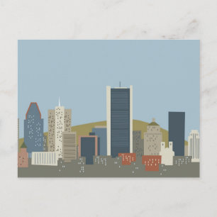 Cartoon Montreal Briefkaart