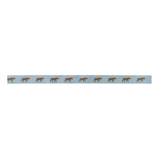 Cartoon Moose 1,5 inch Lint (Voorkant)