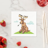 Cartoon Moose Papieren servetten (Insitu)
