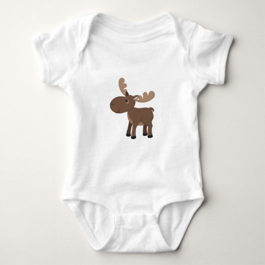 Cartoon Moose Romper (Voorkant)
