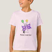 Cartoon Morse Code for Kids!  Letter D T-shirt (Voorkant)