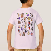 Cartoon Morse Code for Kids!  Letter D T-shirt (Achterkant)