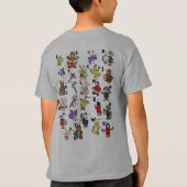 Cartoon Morse Code for Kids!  Letter "I" T-shirt (Achterkant)