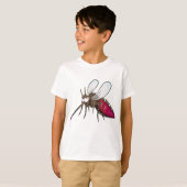 Cartoon Mosquito T-shirt (Voorkant volledig)
