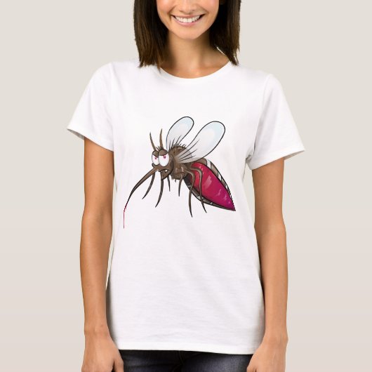Cartoon Mosquito T-shirt (Voorkant)