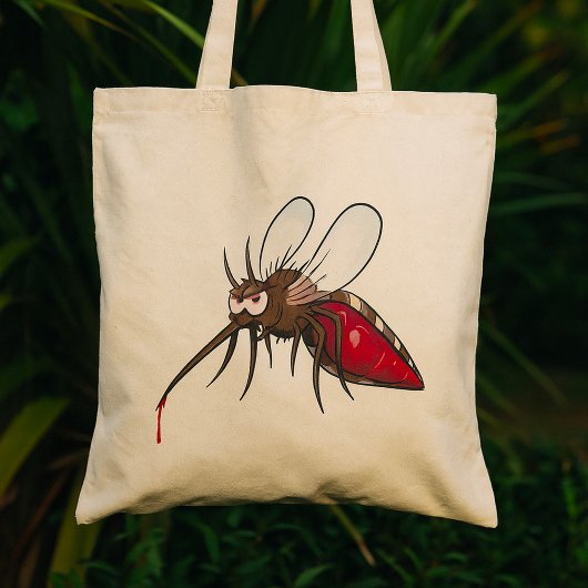 Cartoon Mosquito Tote Bag