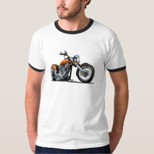 Cartoon motorfiets t-shirt