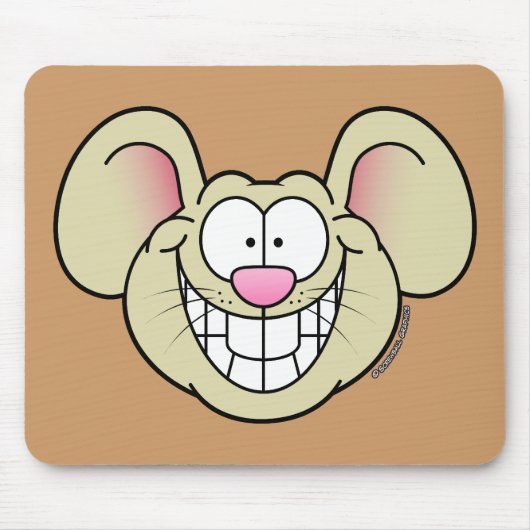 Cartoon Mouse Muismat (Voorkant)