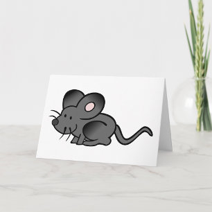 Cartoon Mouse Wenskaarten Kaart