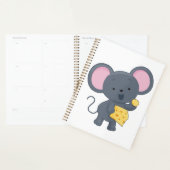 Cartoon Muis met Kaas Schattig Dier Planner (Display)