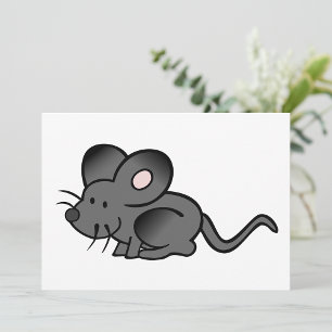 Cartoon Muis Uitnodigingen
