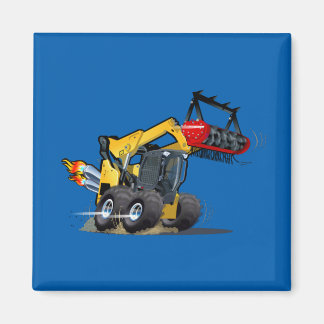 Cartoon mulcher magneet