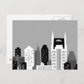 Cartoon Nashville Briefkaart (Voorkant / Achterkant)