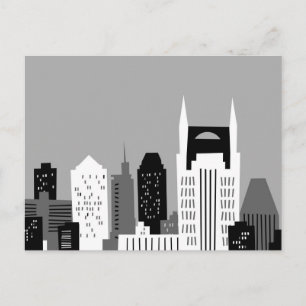 Cartoon Nashville Briefkaart