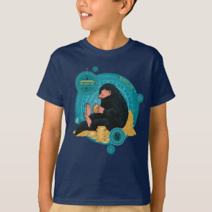 Cartoon NIFFLER™ met Gouden Muntstukken T-shirt