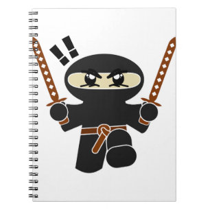 Cartoon Ninja Character Notitieboek