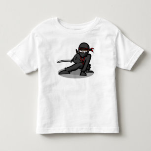 Cartoon Ninja Warrior Kinder Shirts