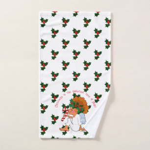 Cartoon Noël doux Angel Serviette de vacances