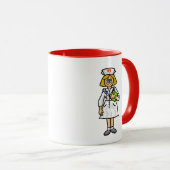 Cartoon Nurse Mug (Devant droit)