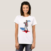 Cartoon Obama T-shirt (Voorkant volledig)