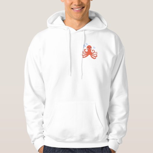Cartoon Octopus Hoodie (Voorkant)