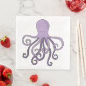 Cartoon Octopus Servet (Insitu)