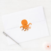 Cartoon Octopus Sticker (Envelop)