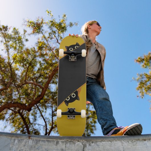 Cartoon ogen skateboard (Buiten 1)