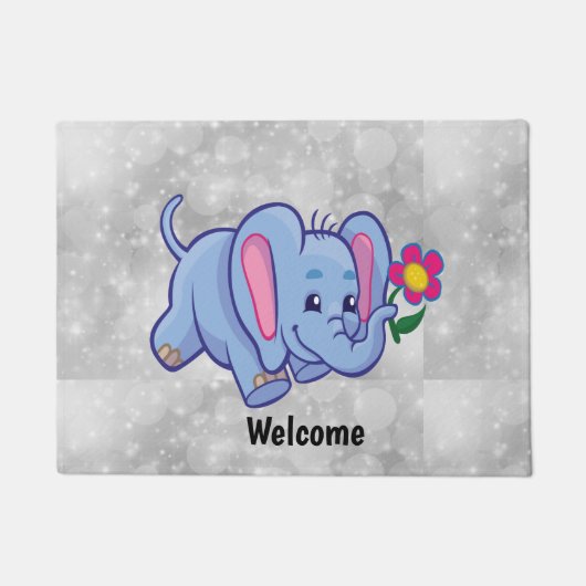Cartoon olifant deurmat (Voorkant)