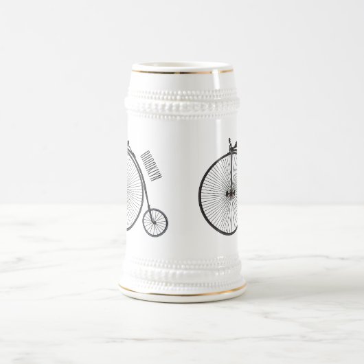 Cartoon op wiel met hoge wielaandrijving bierpul (Center)